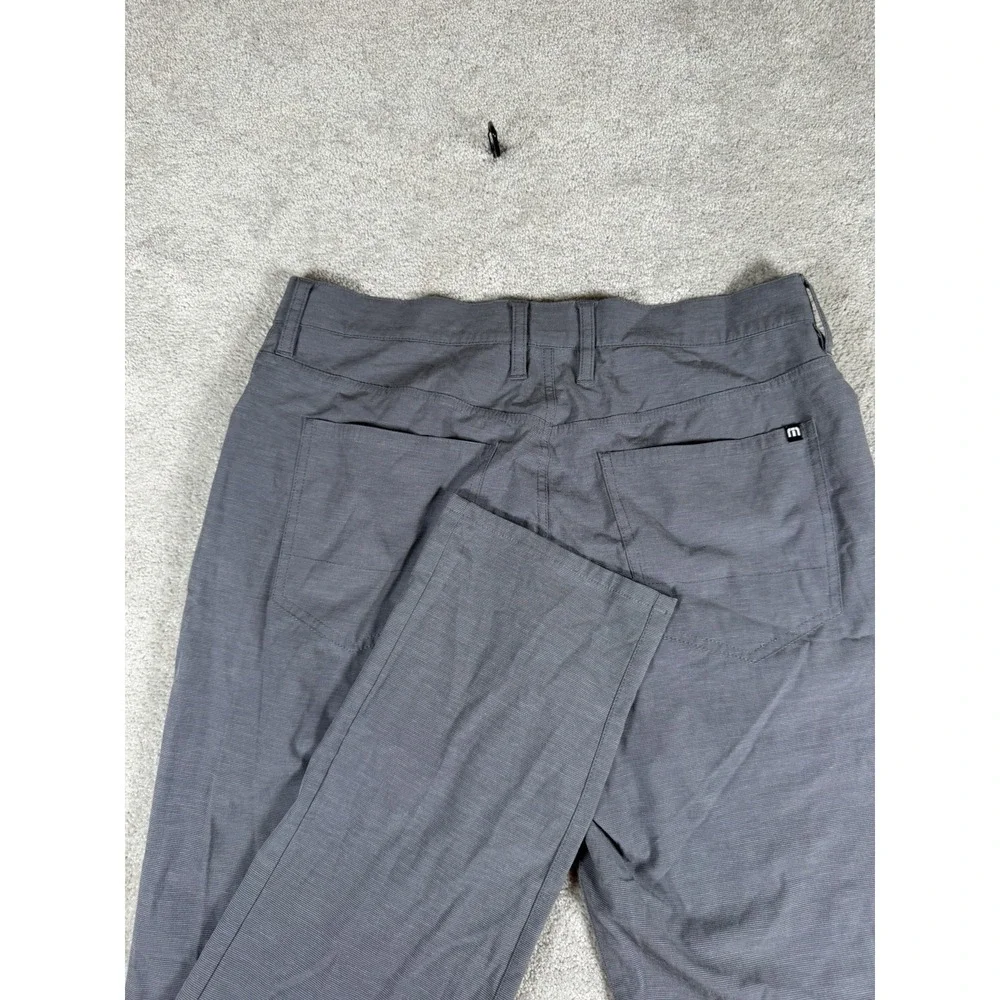 Travis Mathew Golf Pants Mens 32x32 Open To Close Chino Performance Heather Gray